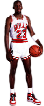 photo of young Michael Jordan