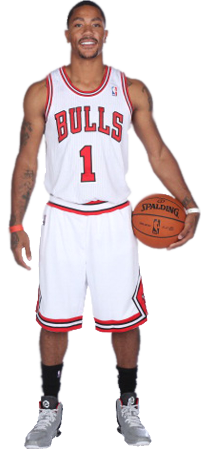 photo of Derrick Rose with ball